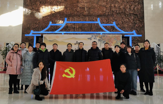 冰球突破车辆服务公司党总支组织党员观看 主题文物展